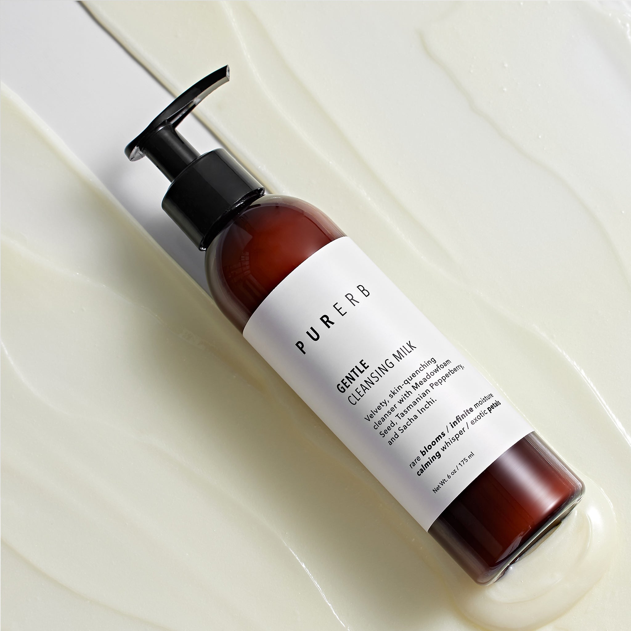 Tasmanian Pepperberry, and Sacha Inchi. Gently removes makeup and purifies pores while nourishing and hydrating. Ideal for normal, sensitive, and dry skin. Combat dullness, dryness, irritation, and wrinkles.